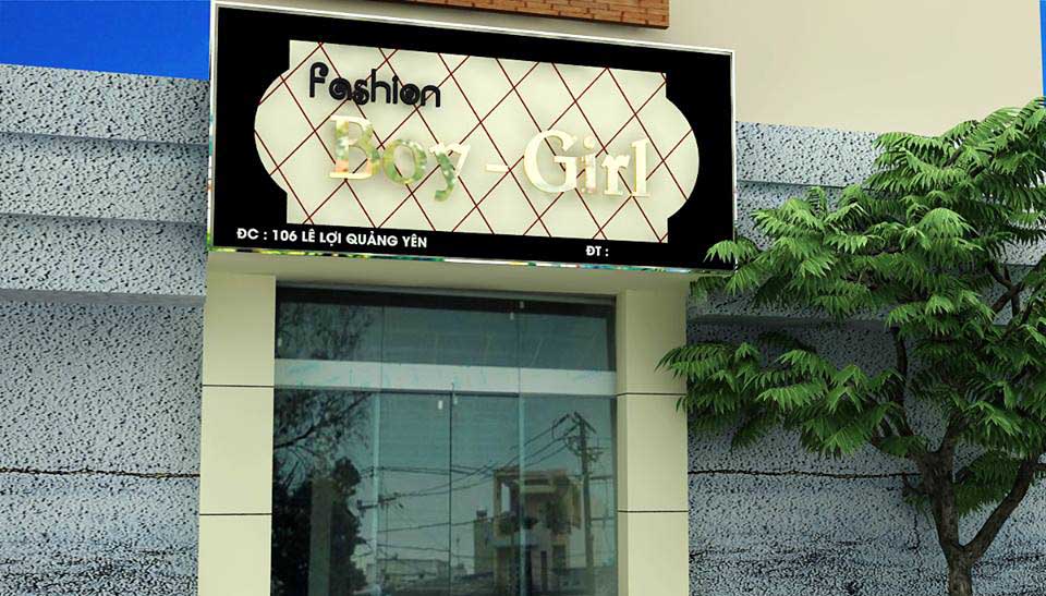 Thiết kế thi công shop thời trang đẹp tại Hải Phòng