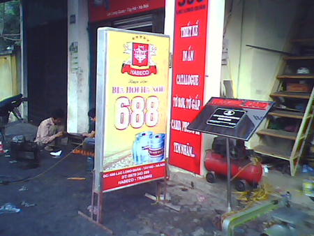 Thiết kế, lắp đặt biển hộp đèn tại Hưng Yên