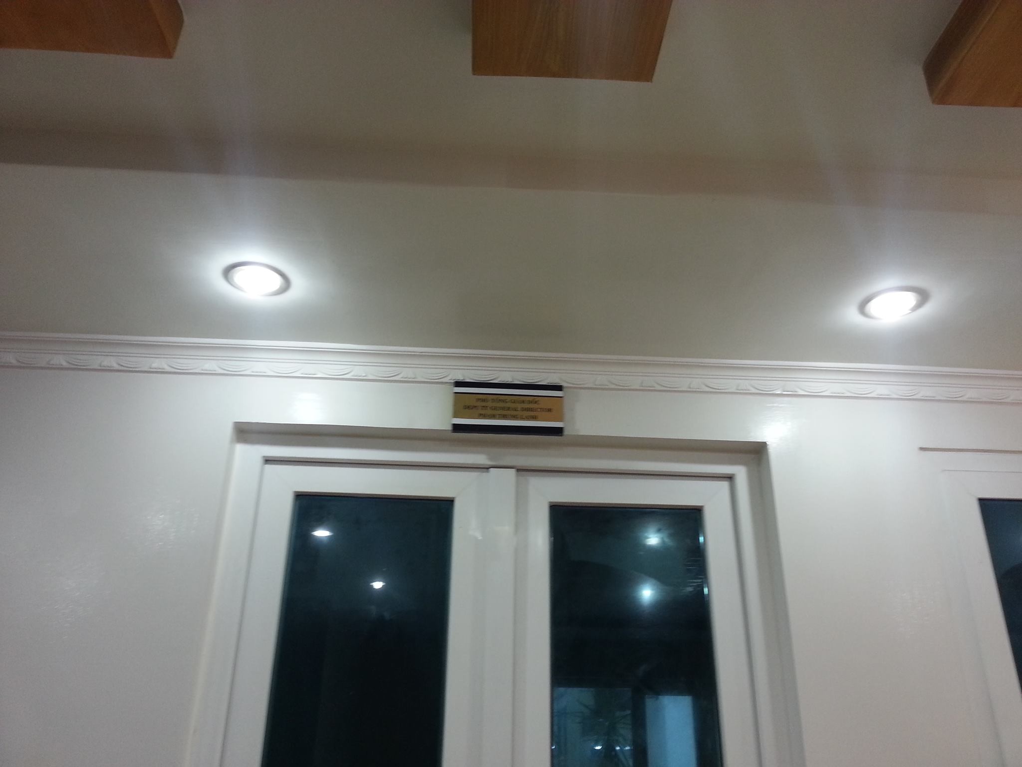 Thiết kế, làm biển phòng ban Công ty xây lắp Hà Long - Hải Phòng