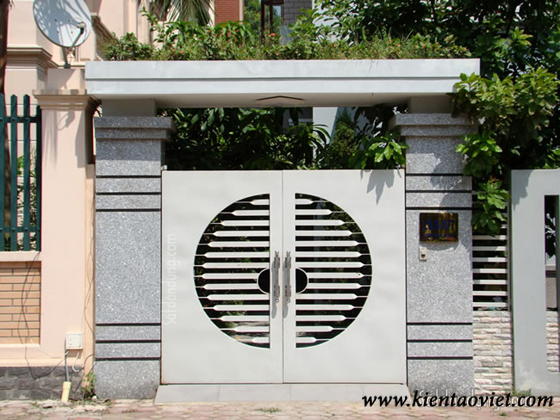 Một số hình ảnh về cổng sắt - inox đẹp 30-1-2015