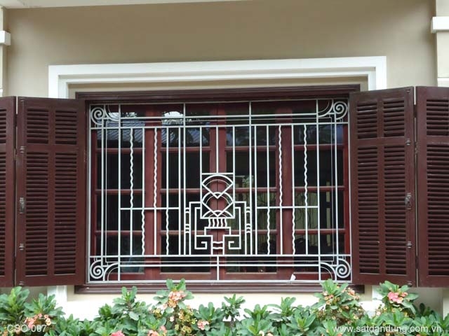 Dịch vụ thiết kế, làm hoa sắt cửa sổ đẹp, theo yêu cầu tại Hải Phòng